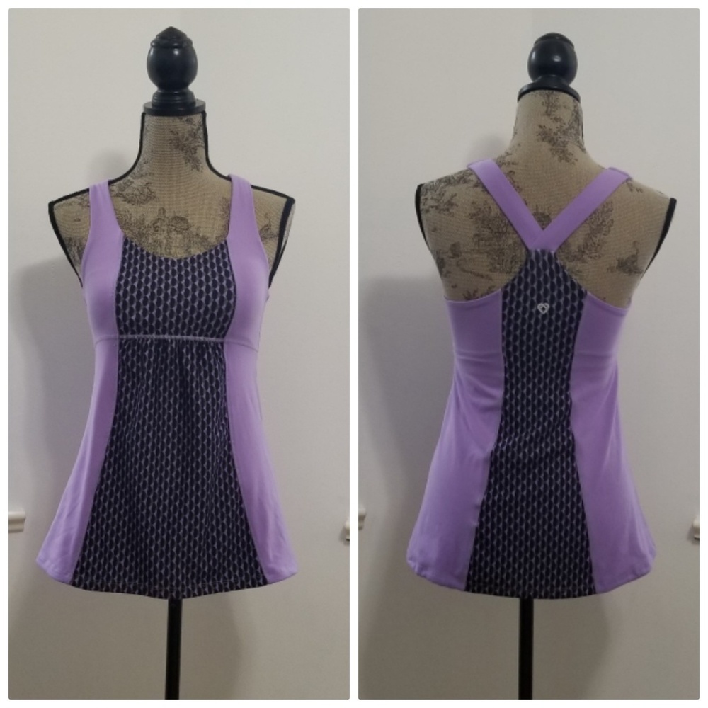 Colosseum purple sports workout tank